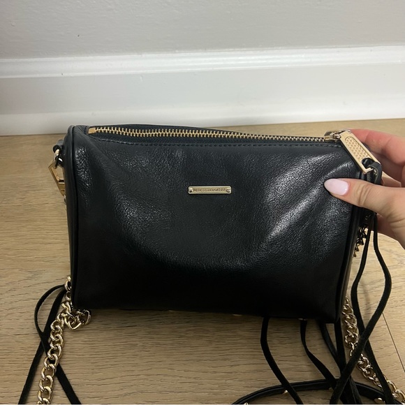 Rebecca Minkoff Zipper Moto Tassel Crossbody Bag - Picture 4 of 11